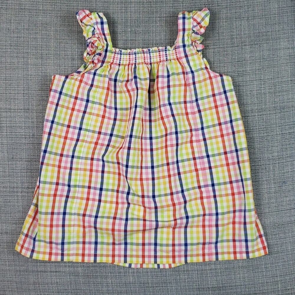 hanna Andersson kid's top plaid size 140cm/10 US‎